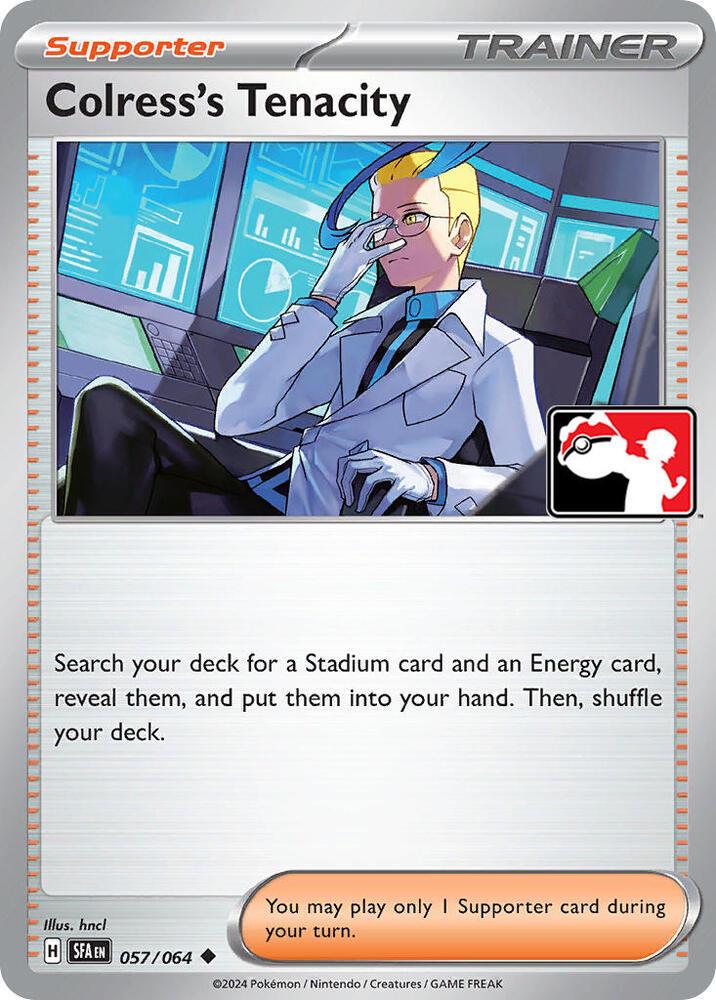Shrouded Fable Colress's Tenacity [Prize-Pack] Pokémon card
